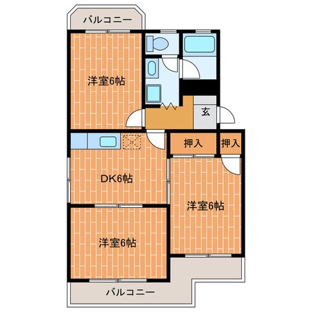 マンションオアシスの物件間取画像